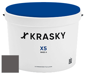 Краска X5 X Krasky матовая краска для стен и потолков цвет NCS S 7502-R 