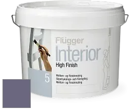 Краска Flugger Interior High Finish 5 матовая акриловая краска-грунт цвет RAL 4012 