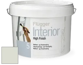 Краска Flugger Interior High Finish 5 матовая акриловая краска-грунт цвет NCS S 1005-G40Y 