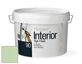 Краска Flugger Interior High Finish 90 акриловая глянцевая эмаль цвет NCS S 1020-G30Y 