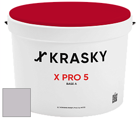 Краска X PRO 5 X Krasky матовая краска для стен и потолков цвет NCS S 2005-R40B 