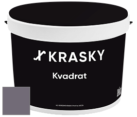Краска X2B Kvadrat X Krasky матовая краска для потолков глубокого чёрного цвета цвет NCS S 6010-R50B 
