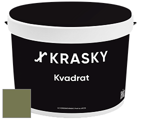 Краска X2B Kvadrat X Krasky матовая краска для потолков глубокого чёрного цвета цвет NCS S 5030-G50Y 