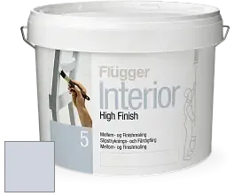 Краска Flugger Interior High Finish 5 матовая акриловая краска-грунт цвет NCS S 1010-R70B 