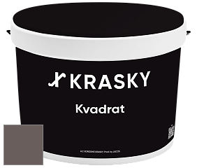 Краска X2B Kvadrat X Krasky матовая краска для потолков глубокого чёрного цвета цвет NCS S 7005-Y80R 