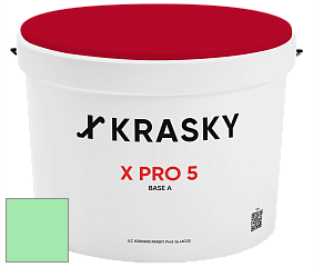 Краска X PRO 5 X Krasky матовая краска для стен и потолков цвет 1505 