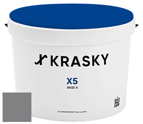Краска X5 X Krasky матовая краска для стен и потолков цвет NCS S 5502-R50B 