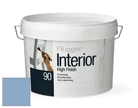 Краска Flugger Interior High Finish 90 акриловая глянцевая эмаль цвет NCS S 2030-R80B 