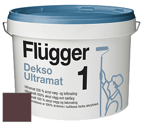 Краска Flugger Dekso 1 ультраматовая краска цвет NCS S 7020-R10B 