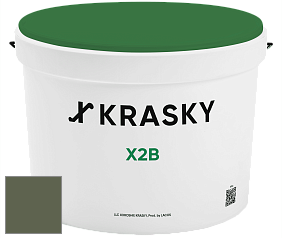 Краска X2B X Krasky глубокоматовая краска для потолков цвет 4518 