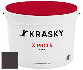 Краска X PRO 5 X Krasky матовая краска для стен и потолков цвет NCS S 8505-R20B 