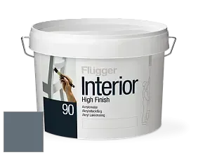 Краска Flugger Interior High Finish 90 акриловая глянцевая эмаль цвет NCS S 6010-R90B 