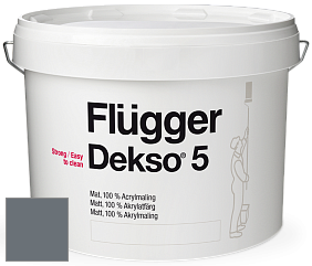 Краска Flugger Dekso 5 матовая краска цвет IN-733 