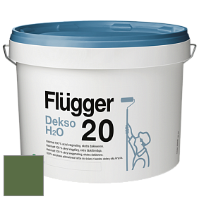 Краска Flugger Dekso H2O 20 полуматовая краска цвет NCS S 5040-G30Y 