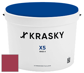 Краска X5 X Krasky матовая краска для стен и потолков цвет NCS S 2070-R10B 