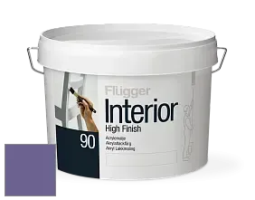 Краска Flugger Interior High Finish 90 акриловая глянцевая эмаль цвет NCS S 4040-R60B 