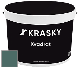 Краска X2B Kvadrat X Krasky матовая краска для потолков глубокого чёрного цвета цвет NCS S 6020-B70G 