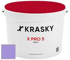Краска X PRO 5 X Krasky матовая краска для стен и потолков цвет 1445 