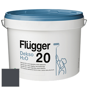 Краска Flugger Dekso H2O 20 полуматовая краска цвет RAL 7024 