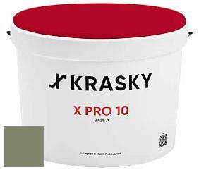 Краска X Pro 10 X Krasky матовая краска для стен и потолков цвет 4528 