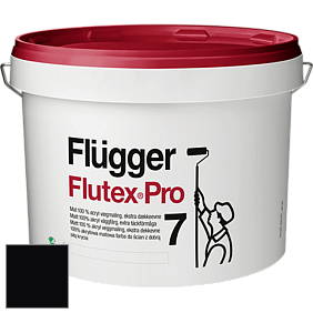 Краска Flugger Flutex Pro 7 матовая краска цвет RAL 9005 