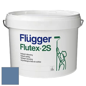 Краска Flugger Flutex 2S глубоко матовая краска цвет NCS S 4030-R80B 