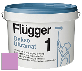 Краска Flugger Dekso 1 ультраматовая краска цвет NCS S 1050-R40B 