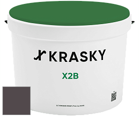 Краска X2B X Krasky глубокоматовая краска для потолков цвет NCS S 8005-R20B 
