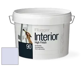 Краска Flugger Interior High Finish 90 акриловая глянцевая эмаль цвет NCS S 0515-R60B 