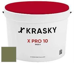 Краска X Pro 10 X Krasky матовая краска для стен и потолков цвет NCS S 5030-G50Y 