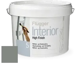 Краска Flugger Interior High Finish 5 матовая акриловая краска-грунт цвет NCS S 5005-G20Y 
