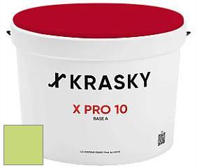 Краска X Pro 10 X Krasky матовая краска для стен и потолков цвет NCS S 0550-G40Y 