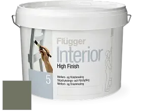 Краска Flugger Interior High Finish 5 матовая акриловая краска-грунт цвет NCS S 6010-G50Y 