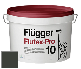Краска Flugger Flutex Pro 10 матовая моющаяся краска цвет RAL 6015 