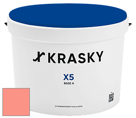 Краска X5 X Krasky матовая краска для стен и потолков цвет NCS S 0550-Y80R 