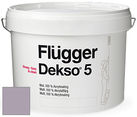 Краска Flugger Dekso 5 матовая краска цвет 4426 