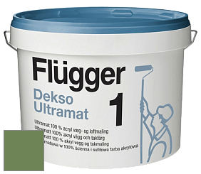 Краска Flugger Dekso 1 ультраматовая краска цвет NCS S 4040-G30Y 