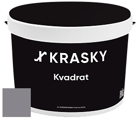 Краска X2B Kvadrat X Krasky матовая краска для потолков глубокого чёрного цвета цвет NCS S 5005-R50B 
