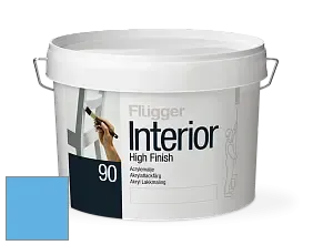 Краска Flugger Interior High Finish 90 акриловая глянцевая эмаль цвет NCS S 1050-R90B 