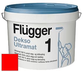 Краска Flugger Dekso 1 ультраматовая краска цвет RAL 3026 