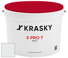 Краска X Pro 7 X Krasky матовая краска для стен и потолков цвет NCS S 0601-B 