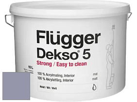 Краска Flugger Dekso 5 матовая краска цвет 4436 