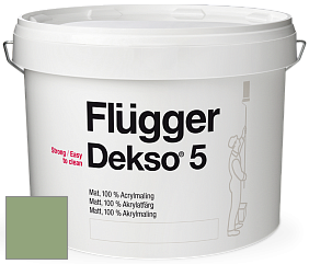 Краска Flugger Dekso 5 матовая краска цвет 3517 