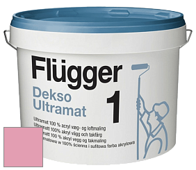 Краска Flugger Dekso 1 ультраматовая краска цвет NCS S 1040-R20B 