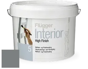 Краска Flugger Interior High Finish 5 матовая акриловая краска-грунт цвет NCS S 5502-B50G 