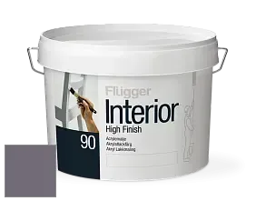 Краска Flugger Interior High Finish 90 акриловая глянцевая эмаль цвет NCS S 6010-R50B 