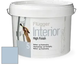 Краска Flugger Interior High Finish 5 матовая акриловая краска-грунт цвет NCS S 1515-R80B 