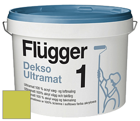 Краска Flugger Dekso 1 ультраматовая краска цвет NCS S 1060-G60Y 
