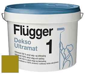 Краска Flugger Dekso 1 ультраматовая краска цвет RAL 1027 