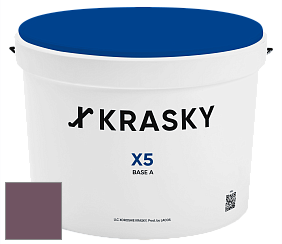 Краска X5 X Krasky матовая краска для стен и потолков цвет NCS S 6020-R30B 